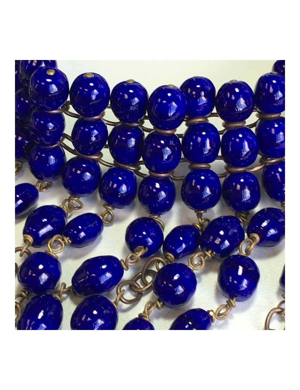 Collier MARGUERITE de VALOIS  perles saphir