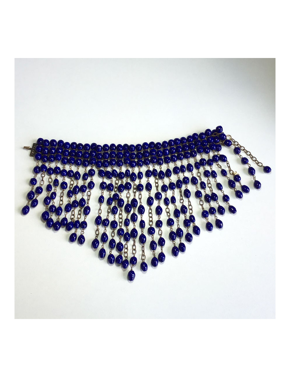 Collier MARGUERITE de VALOIS  perles saphir