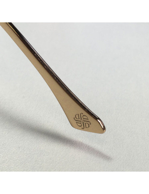 Lunettes de soleil JOHN DALIA en acétate marron