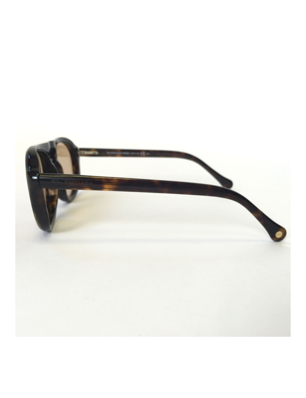 Lunettes de soleil BALENCIAGA en acétate marron