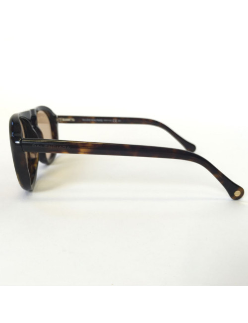 Lunettes de soleil BALENCIAGA en acétate marron