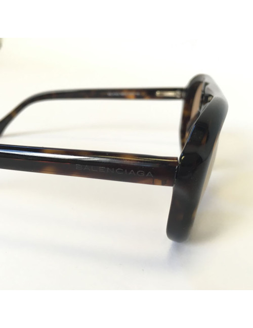Lunettes de soleil BALENCIAGA en acétate marron