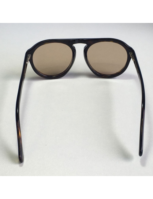 Lunettes de soleil BALENCIAGA en acétate marron