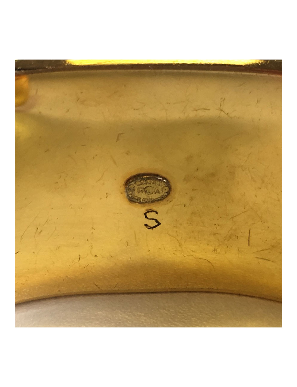 CHANEL gold Vintage cufflinks