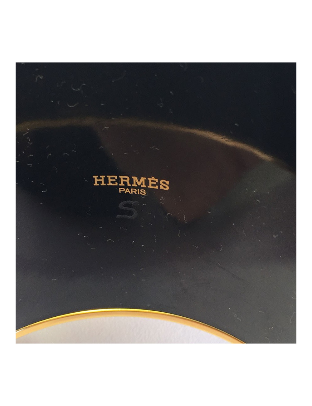 HERMES mega wide bracelet in red and pink enamel