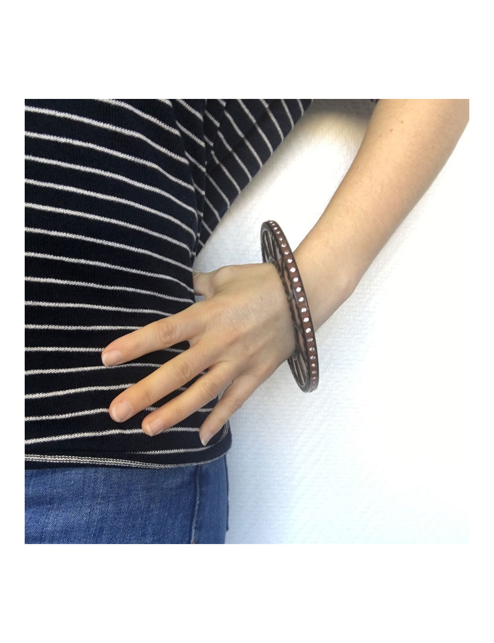 Bracelet JEAN PAUL GAULTIER "bande de film" Unique