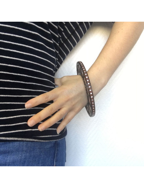 Bracelet JEAN PAUL GAULTIER "bande de film" Unique