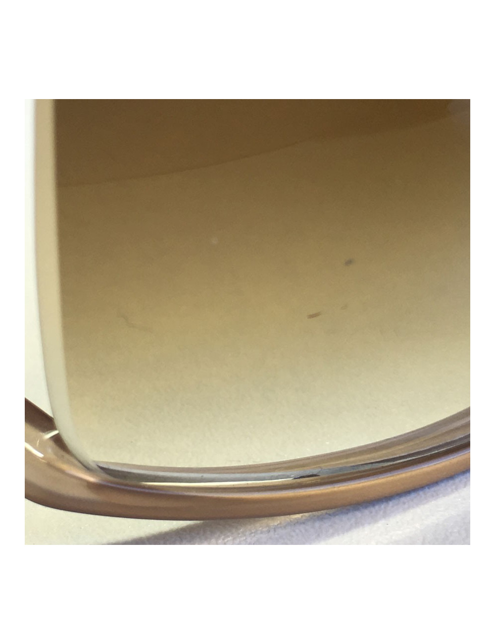 Lunettes de soleil GUCCI en plastique marron clair