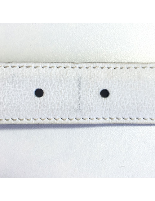 Ceinture H HERMES t 74 réversible en cuir