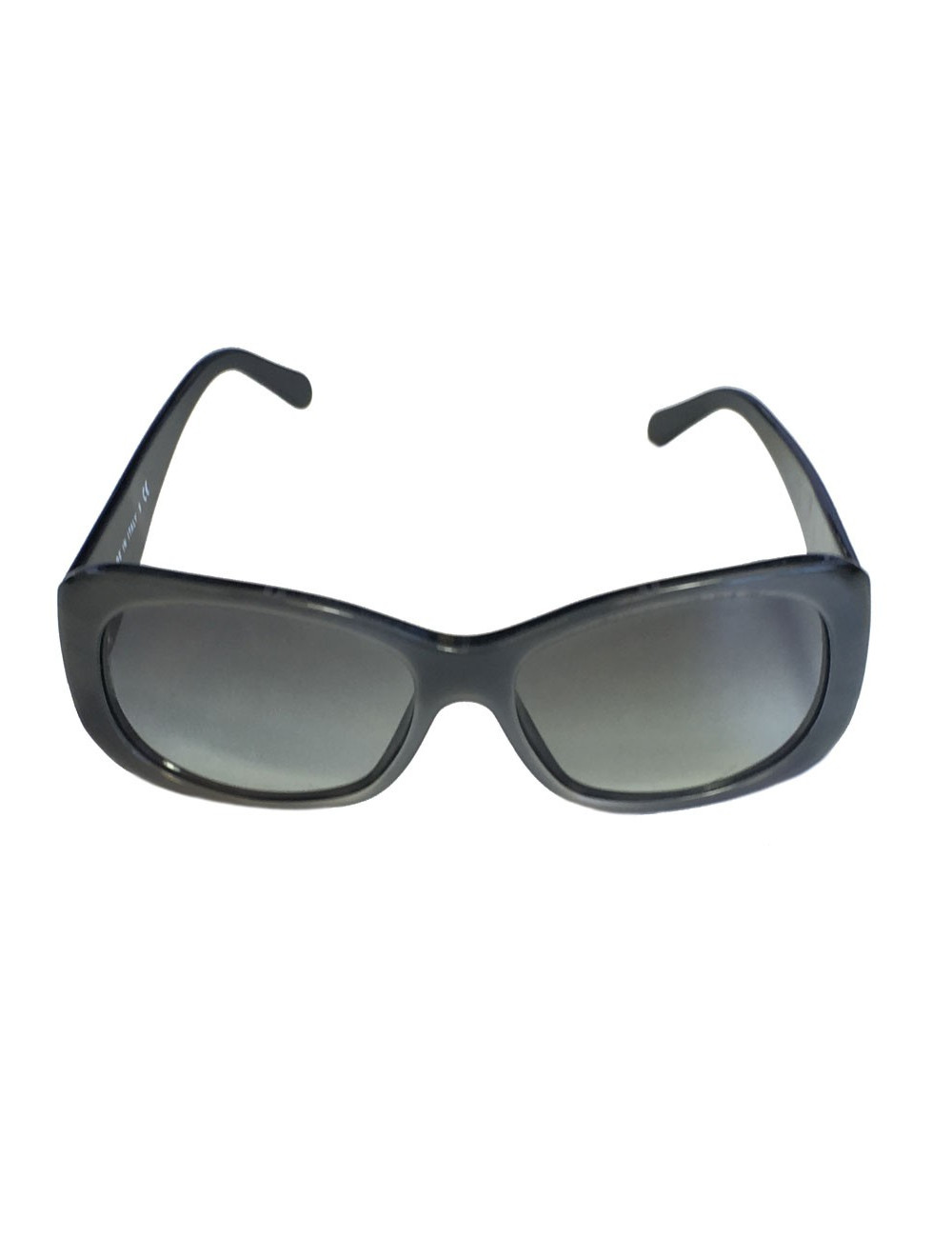 CHANEL sunglasses grey and black plastic
