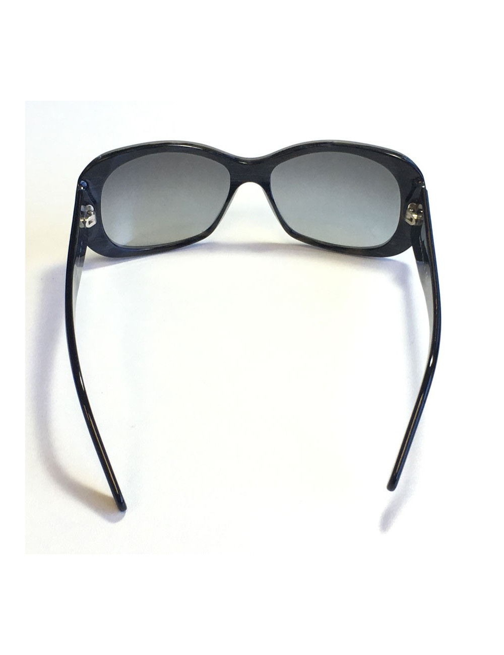 xxx Lunettes de soleil CHANEL en plastique gris et noir