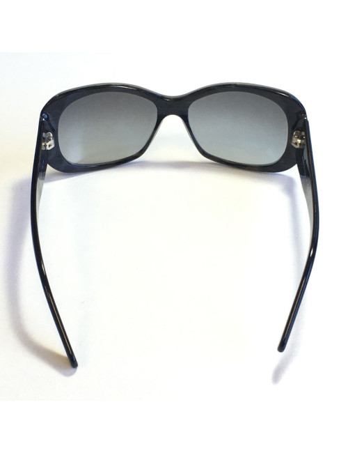 CHANEL sunglasses grey and black plastic