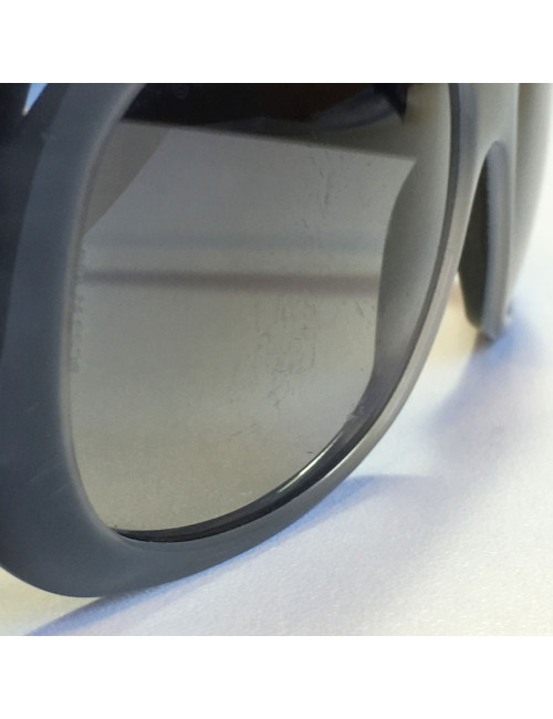 CHANEL sunglasses grey and black plastic