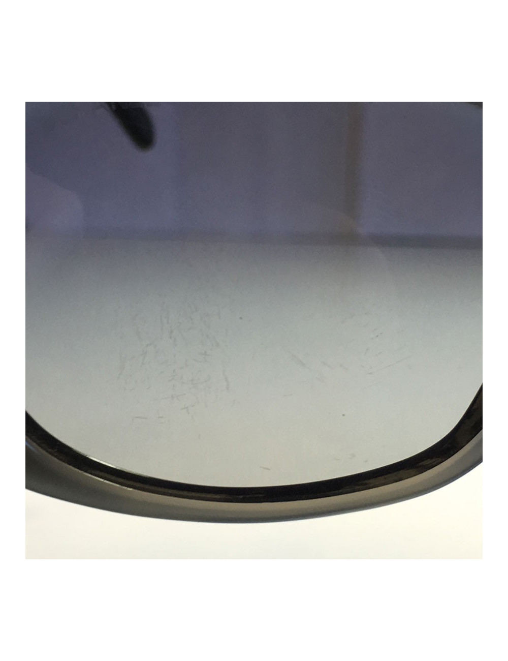 CHANEL sunglasses grey and black plastic