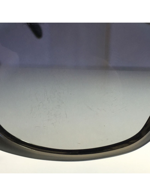 CHANEL sunglasses grey and black plastic