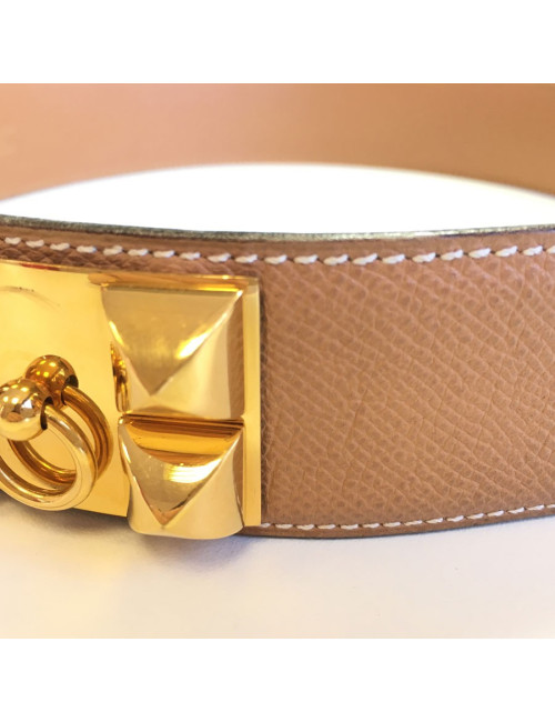 xxx Ceinture Médor CDC HERMES t 72 en cuir marron glacé 