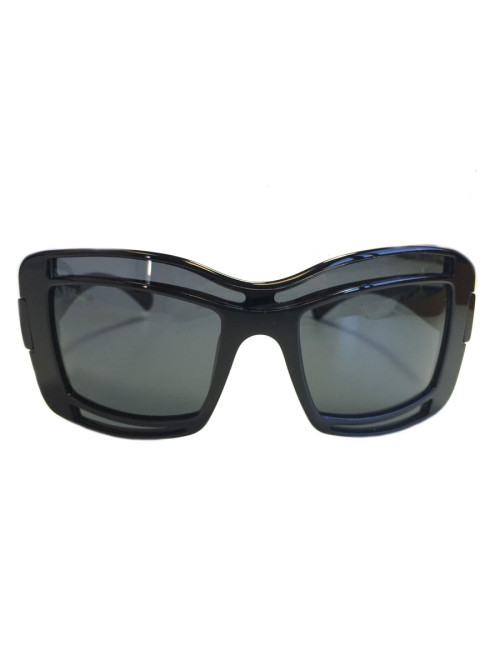 xxx Lunettes de soleil CHANEL en plastique noir