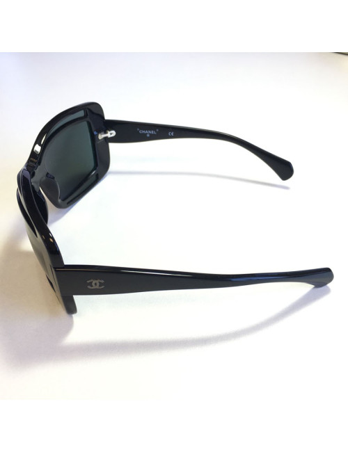 xxx Lunettes de soleil CHANEL en plastique noir