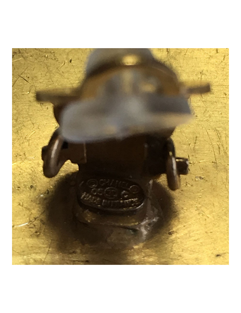 CHANEL vintage haute couture gilded clip-on earrings