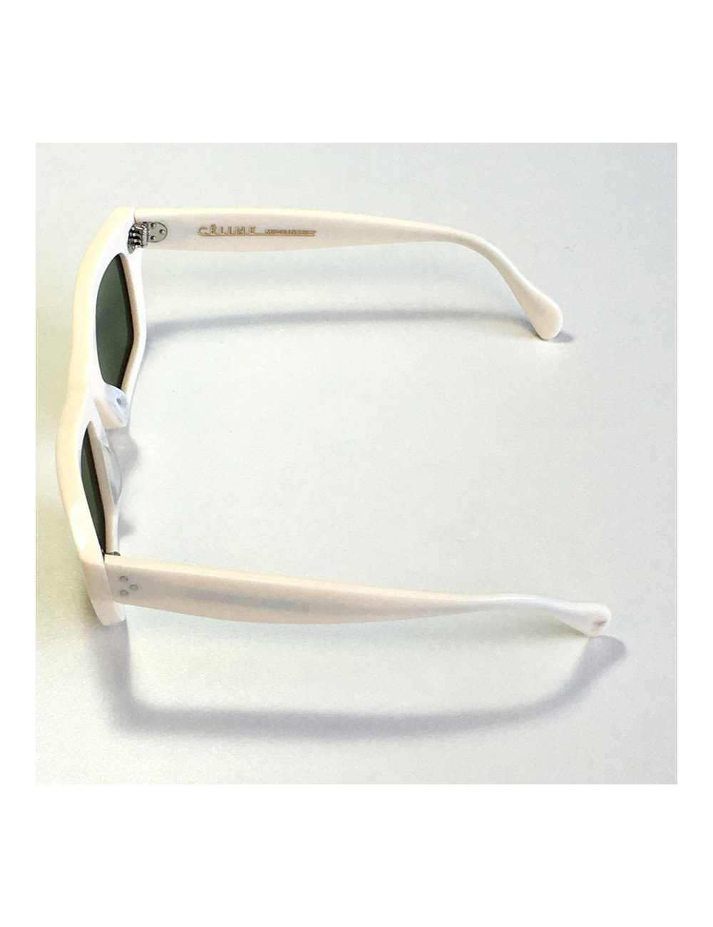 CELINE sunglasses ivory plastic