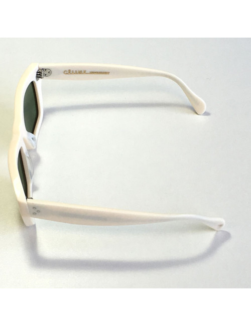 CELINE sunglasses ivory plastic