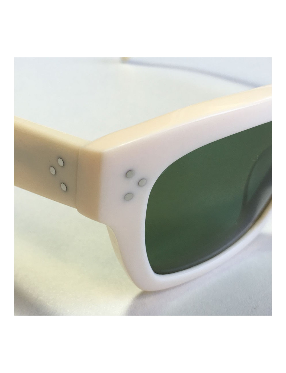 CELINE sunglasses ivory plastic