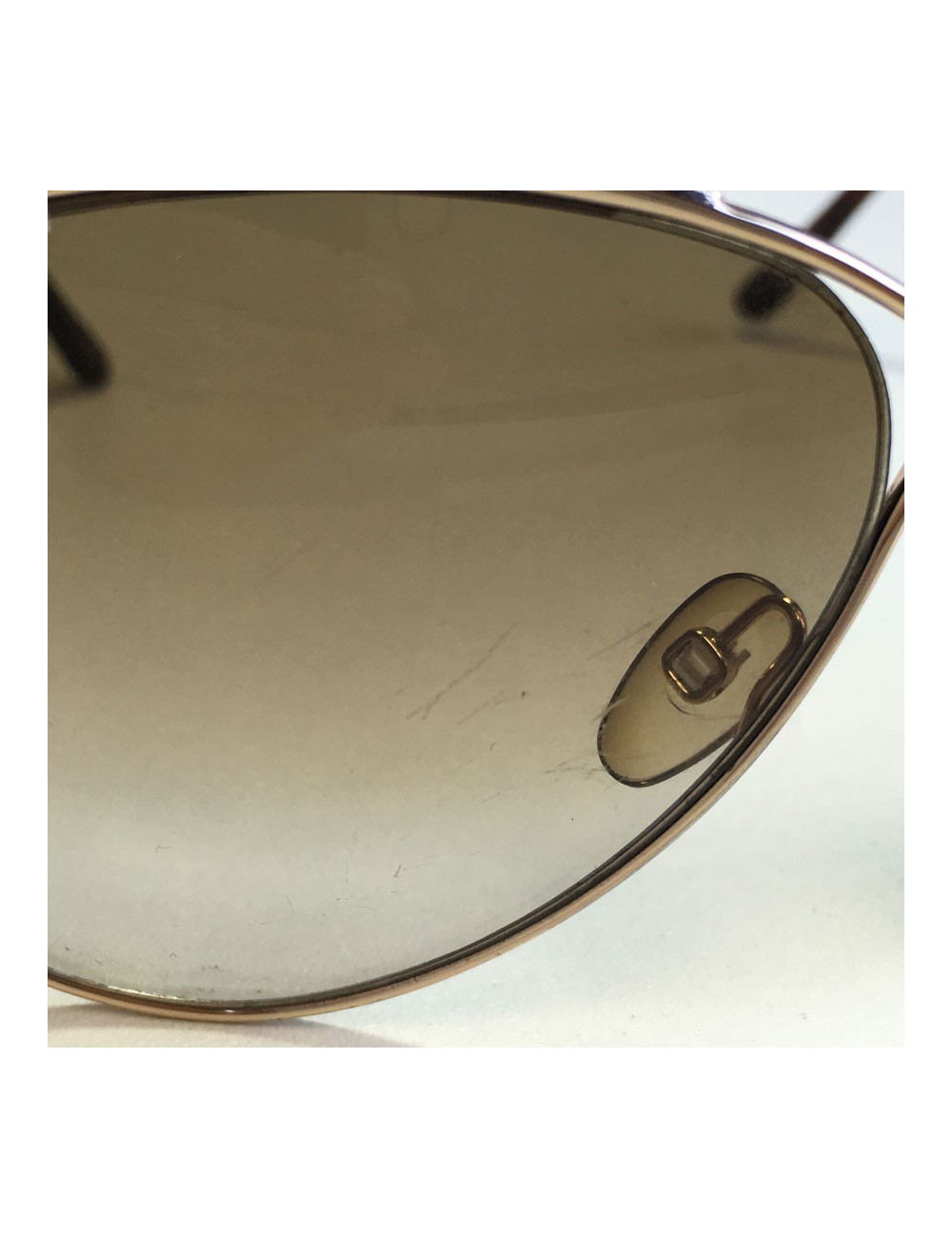 Sunglasses TOM FORD Golden and brown glasses