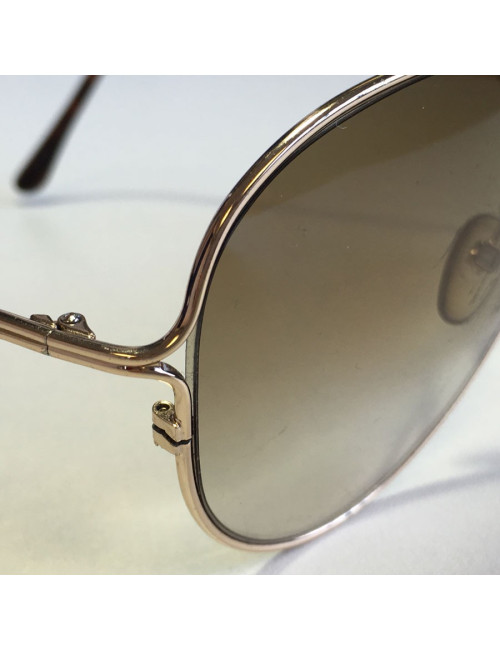 Sunglasses TOM FORD Golden and brown glasses