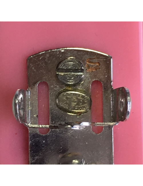 Barrette à cheveux CHANEL en plastique rose