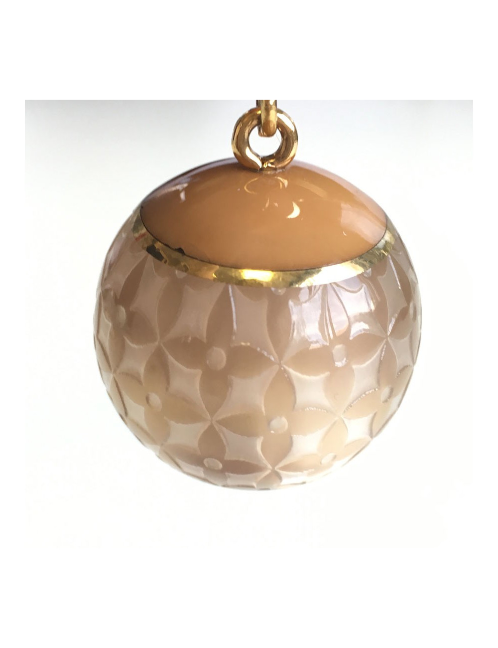 Jewel of bag LOUIS VUITTON 3 gold metal spheres