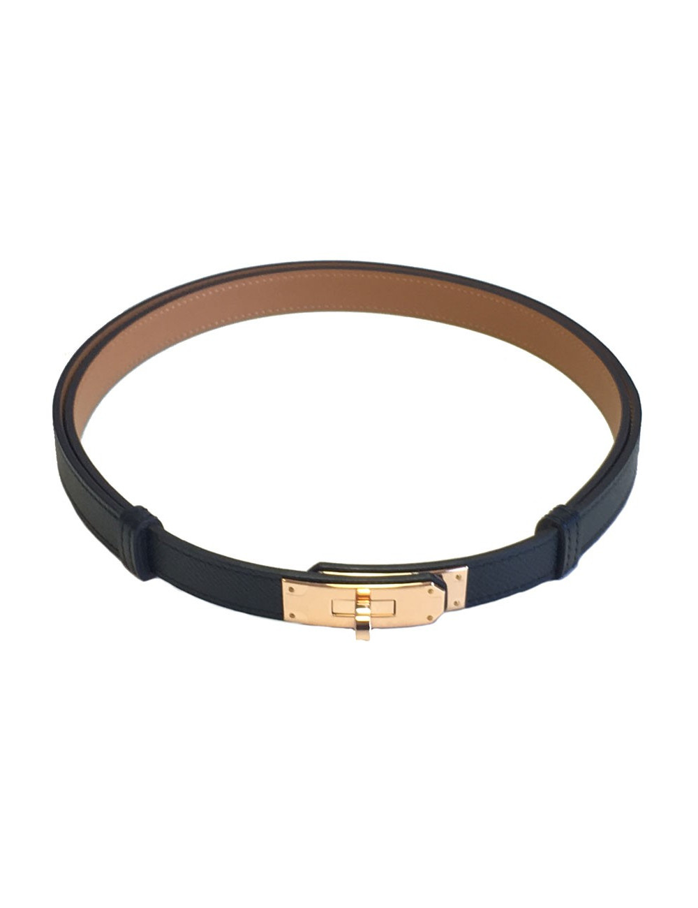 Ceinture Kelly HERMES en cuir taille