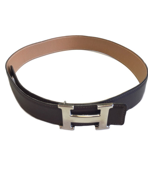 Ceinture H HERMES T 76 réversible