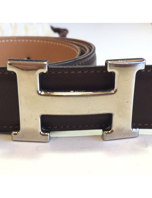 Ceinture H HERMES T 76 réversible