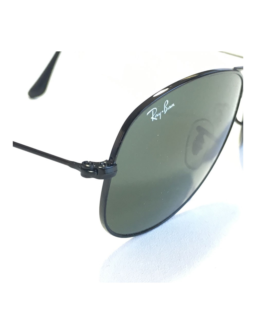 Lunettes de soleil RAY-BAN aviateur en métal noir