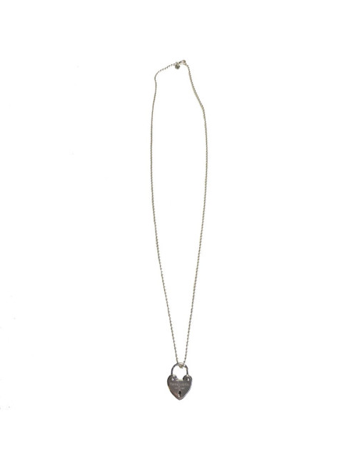 Collier TIFFANY & Co chaîne argent et cœur 