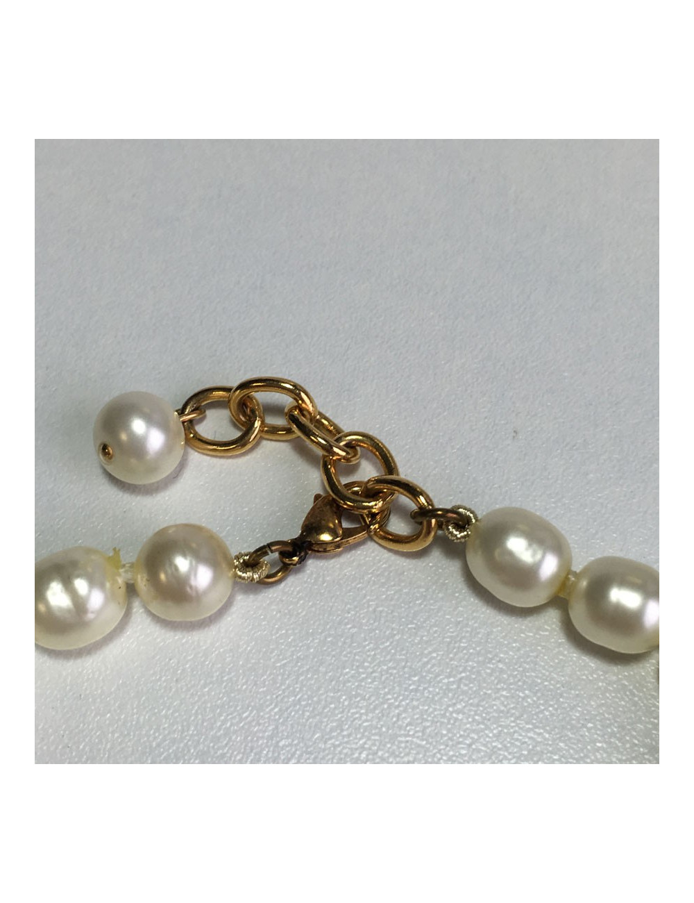 Collier MARGUERITE DE VALOIS fleurette et perles nacrées