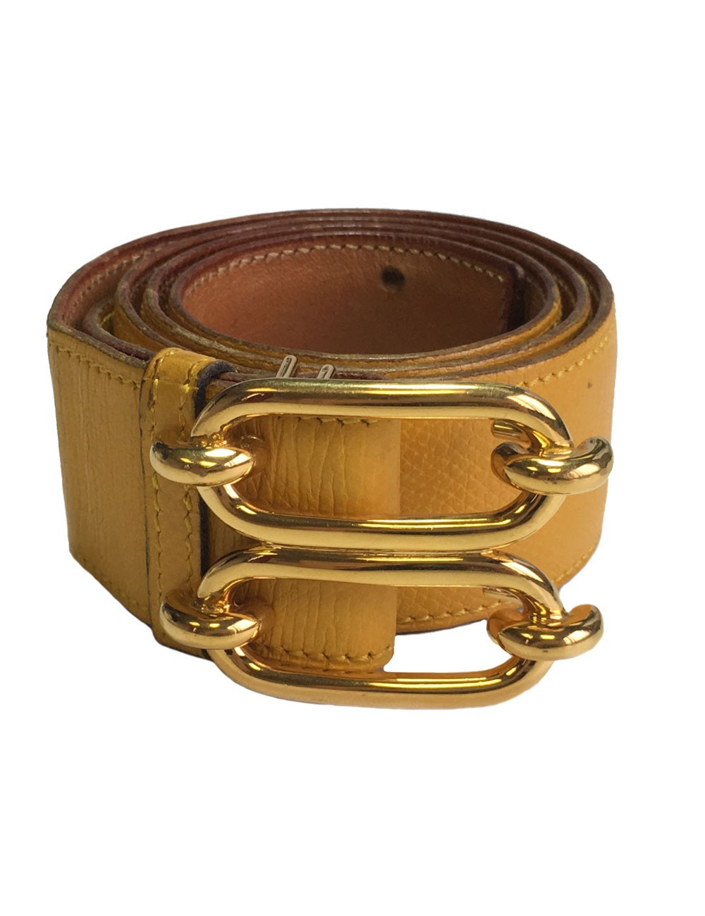 Ceinture HERMES cuir courchevel t 72