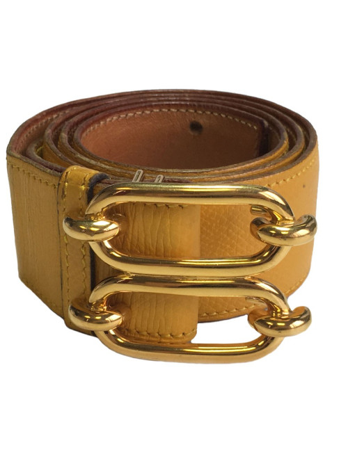 Belt HERMES leather courchevel t 72