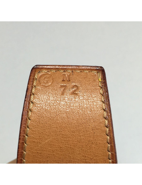 Belt HERMES leather courchevel t 72