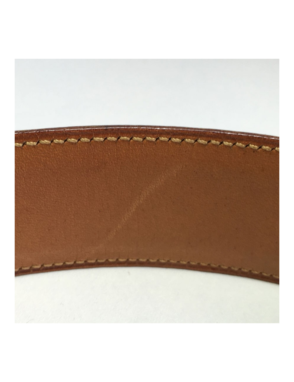 Ceinture HERMES cuir courchevel t 72