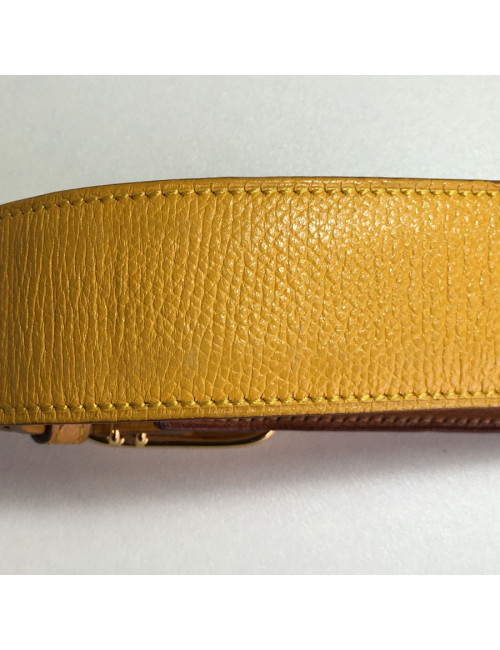 Belt HERMES leather courchevel t 72