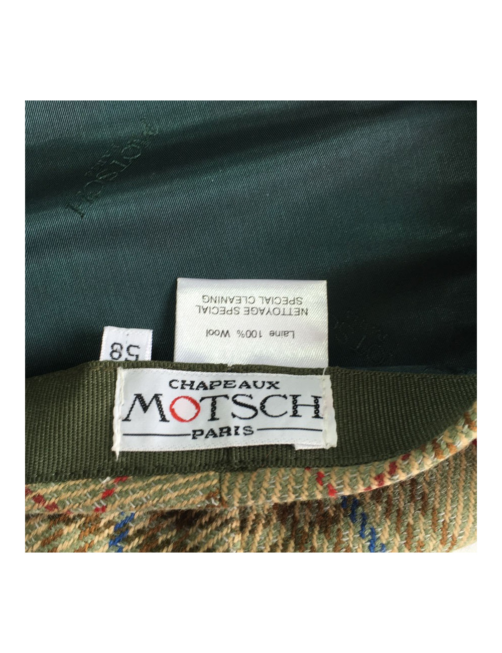 Casquette MOTSCH T58 en laine
