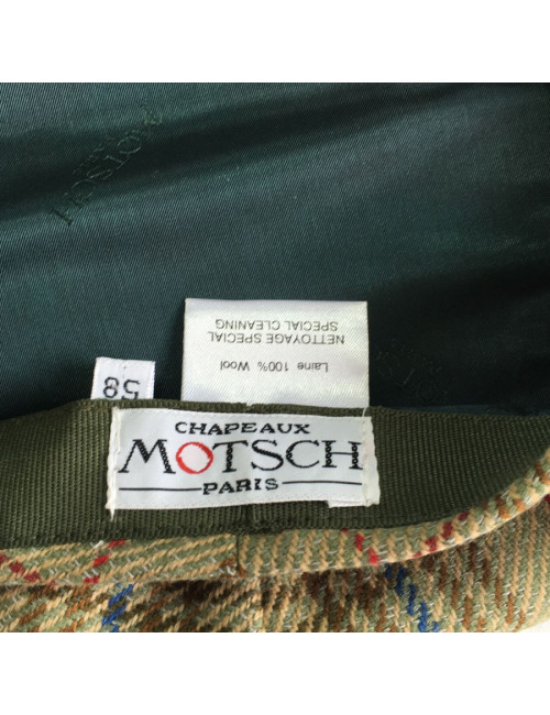 MOTSCH T58 CAP in khaki wool