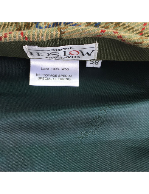 MOTSCH T58 CAP in khaki wool