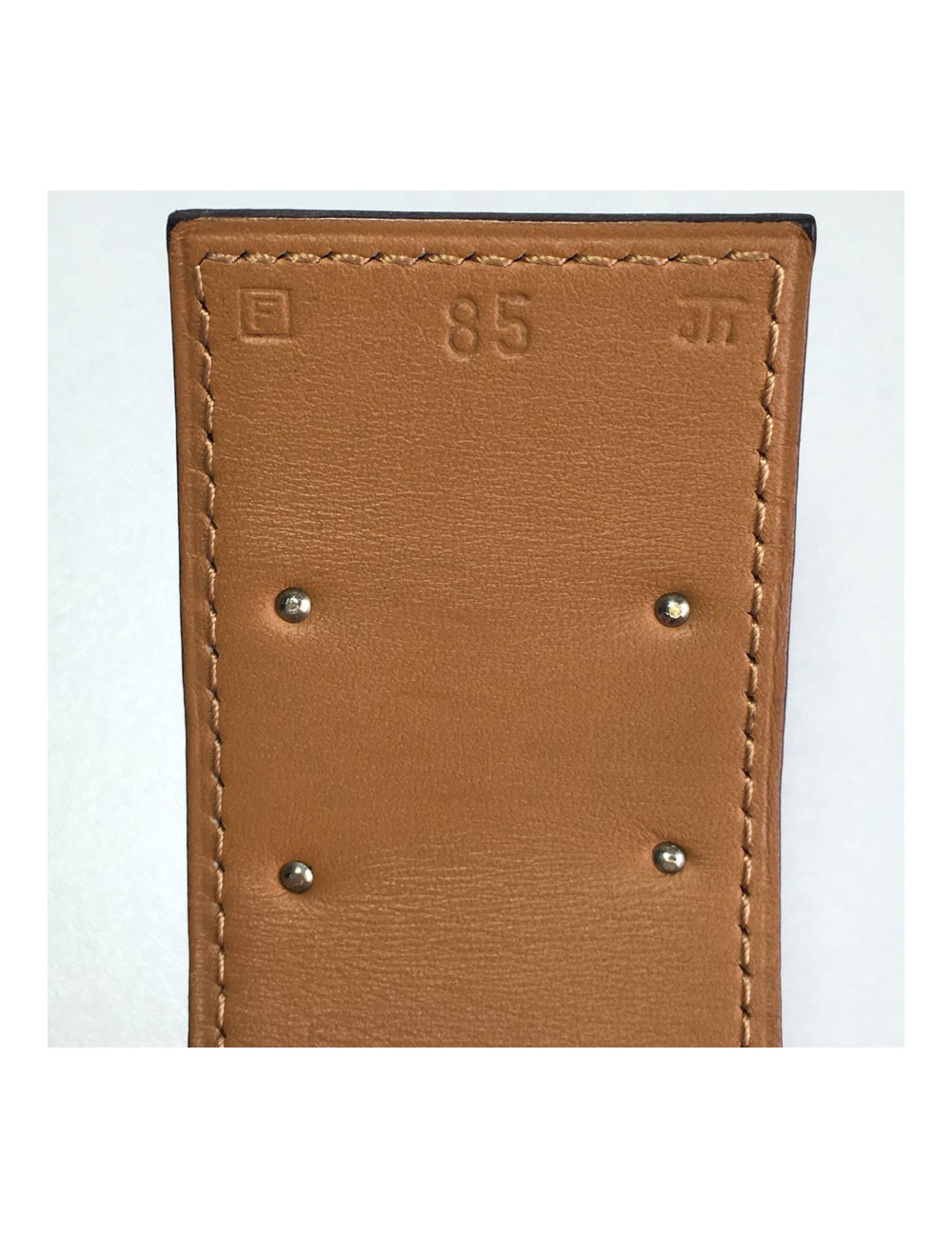 Belt Kelly HERMES leather purple courchevel t 85