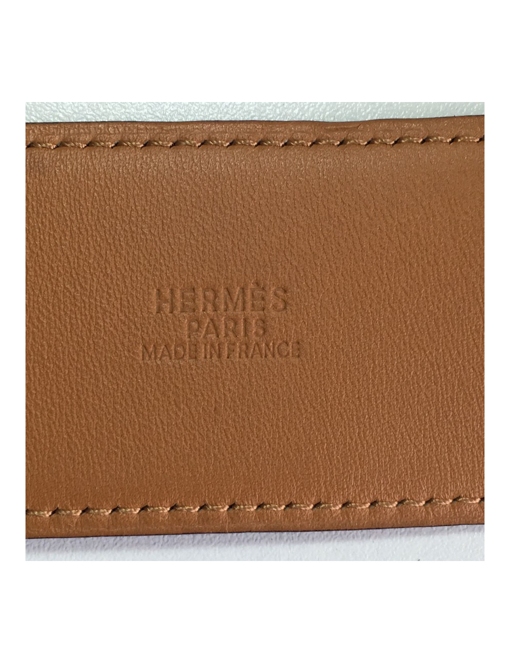 Belt Kelly HERMES leather purple courchevel t 85