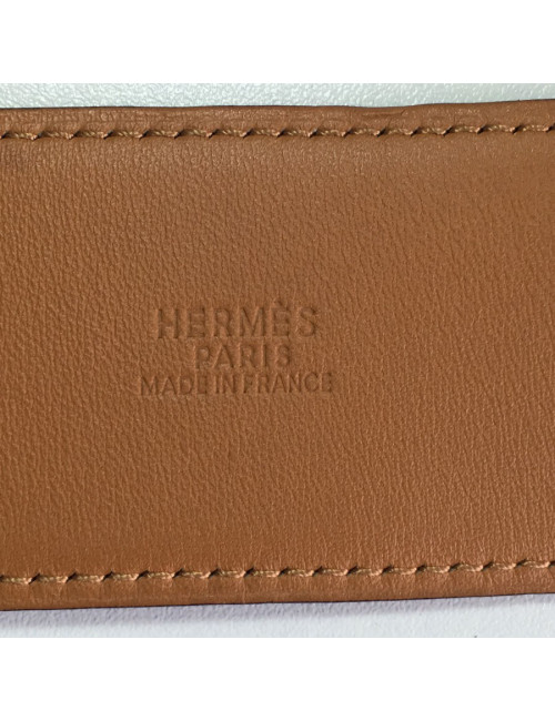 Ceinture Kelly HERMÈS cuir courchevel violet t 85