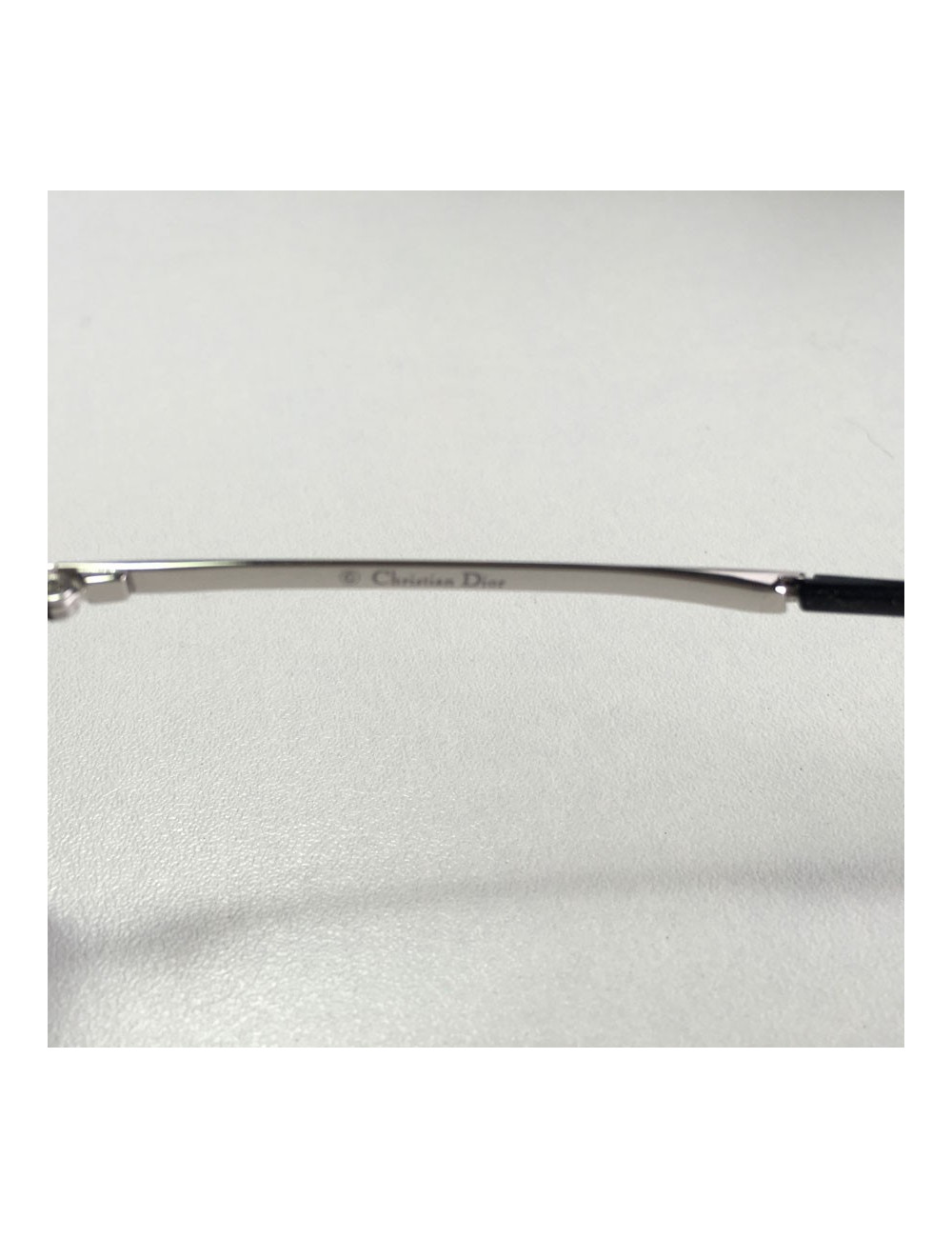 Lunettes de soleil DIOR en métal argenté