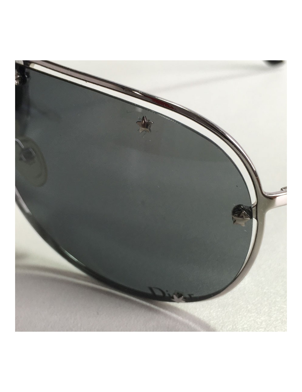 DIOR sunglasses silver metal