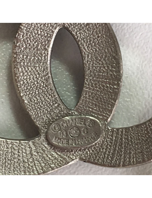 Ceinture-sautoir CHANEL en perles nacrées et noires vintage